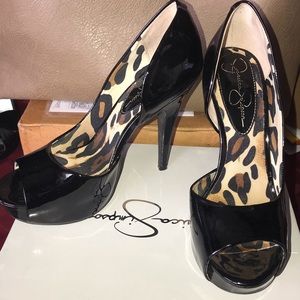 Jessica Simpson Acadia patent leather heels